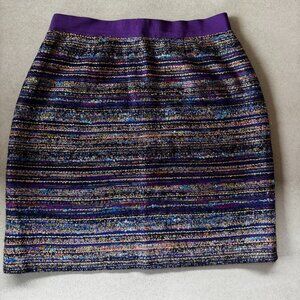 Kate Spade “Skirt the Rules” Tweed Pencil Skirt – Multi-Color Metallic – Size 4